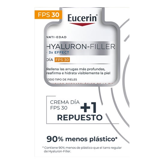 Eucerin Antiedad Hyaluron Filler Día FPS30 + Recarga