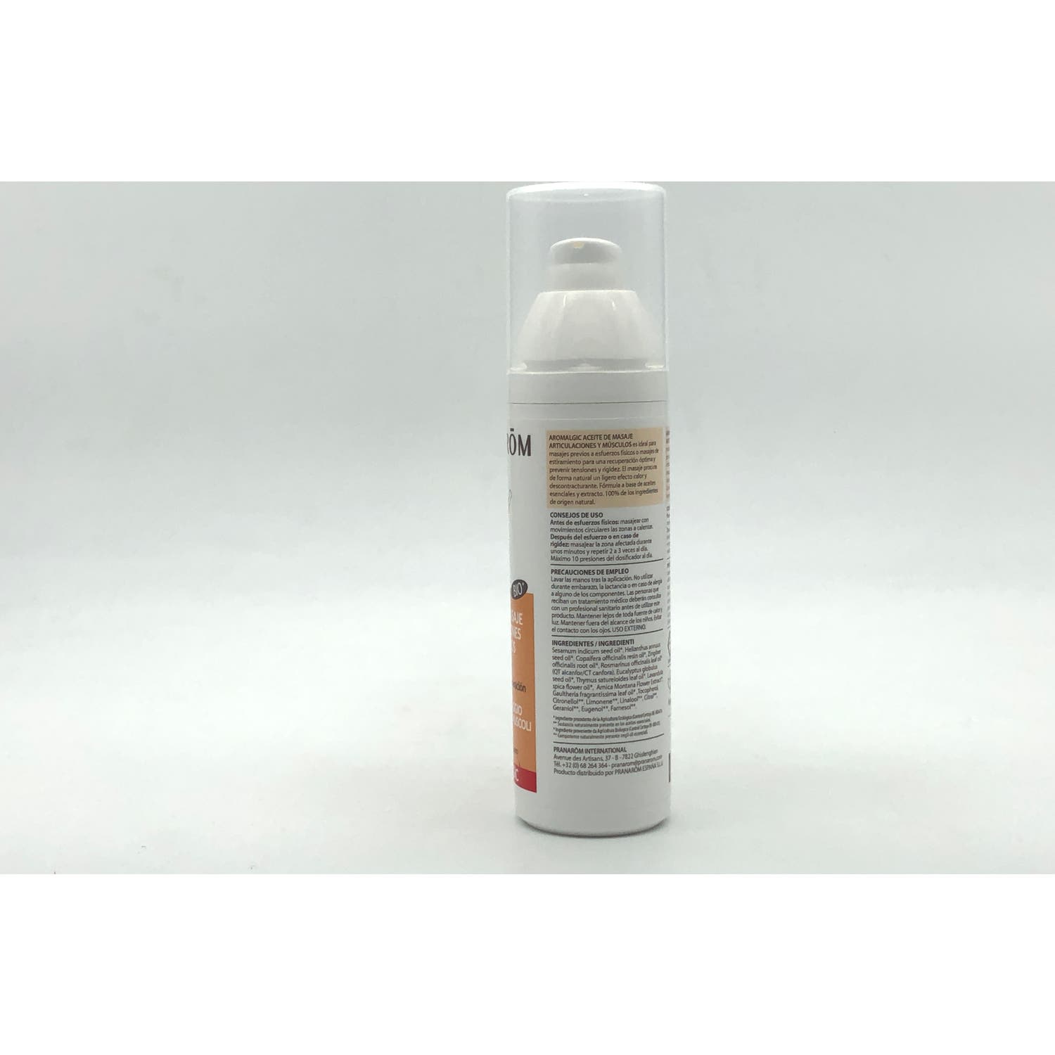 Pranarôm Aromalgic Aceite de Masaje Espalda Muslos Gemelos BIO 100ml