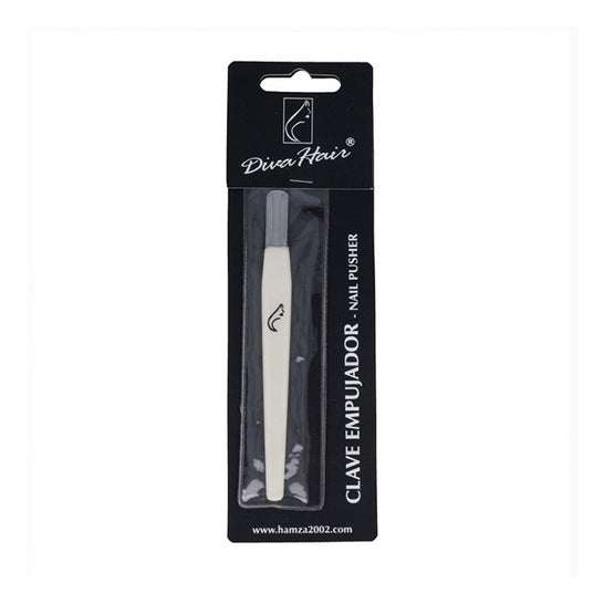 Diva Hair Clave Empujador Uñas Blanco 1 ud