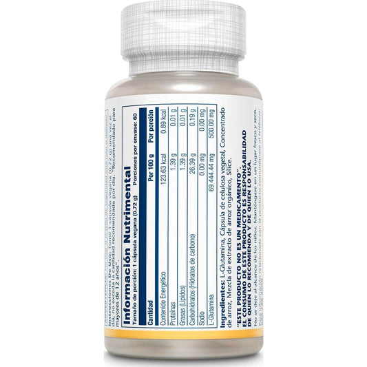 Solaray L-Glutamina 500mg 50caps