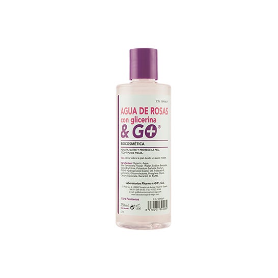 & Go Agua Rosas+glicerina 300 Ml