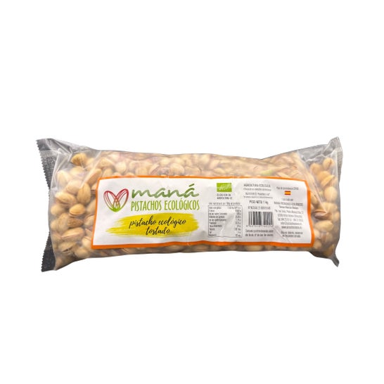 Maná Pistachos Pistacho Ecológico Tostado con Cáscara 1 kg