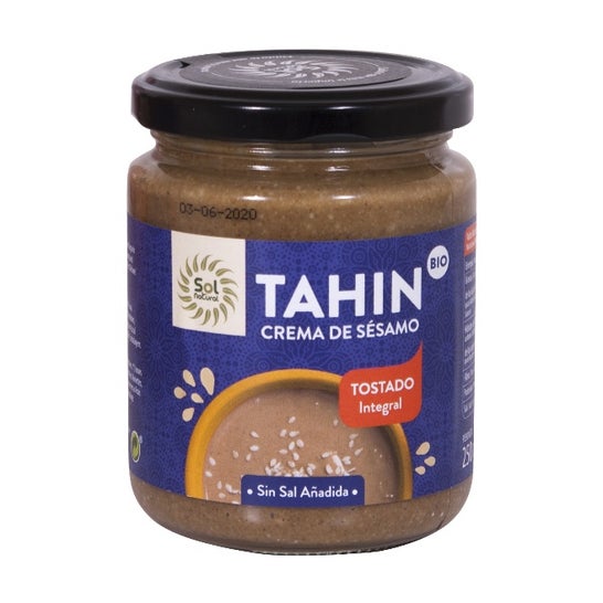 Sol Natural Tahín Tostado Pequeño Bio 250g