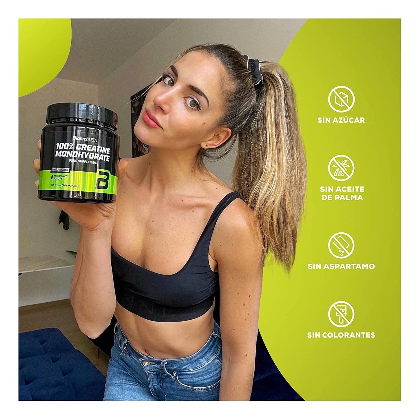 Biotech USA 100% Creatina Monohidrato 300g