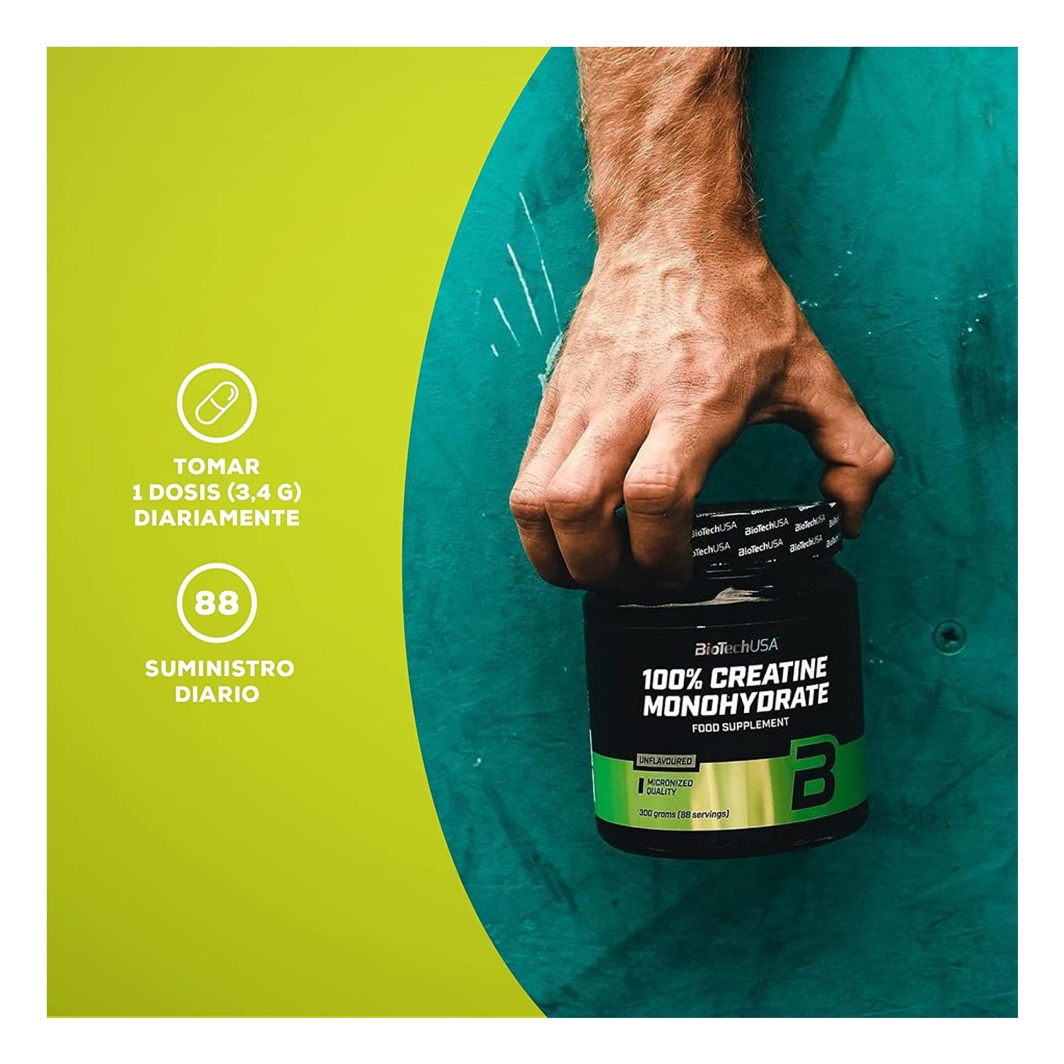 Biotech USA 100% Creatina Monohidrato 300g