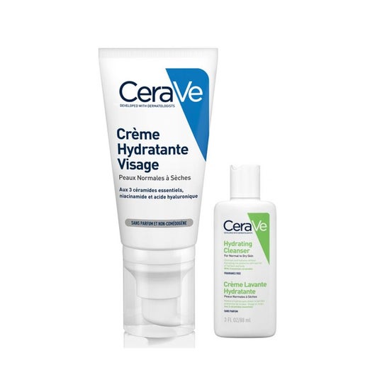 Cerave® Crema Hidratante Facial 52ml+ Crema Limpiadora 20ml