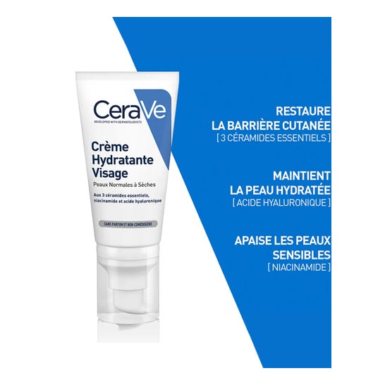 Cerave® Crema Hidratante Facial 52ml+ Crema Limpiadora 20ml