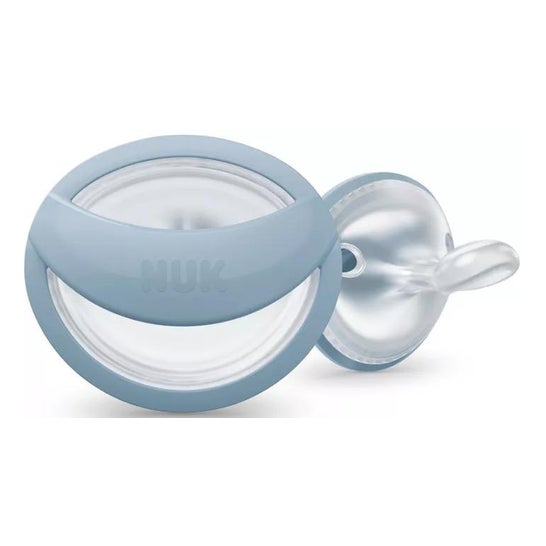 Nuk Chupetes Silicona Mommy Feel 0-9M Azul 2uds