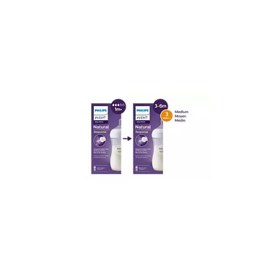 Philips Avent Biberón Anti-Cólico Natural Response 3-6 meses 2x260ml