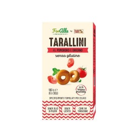 ForAlle Tarallini con Tomate y Orégano Sin Gluten 180 g