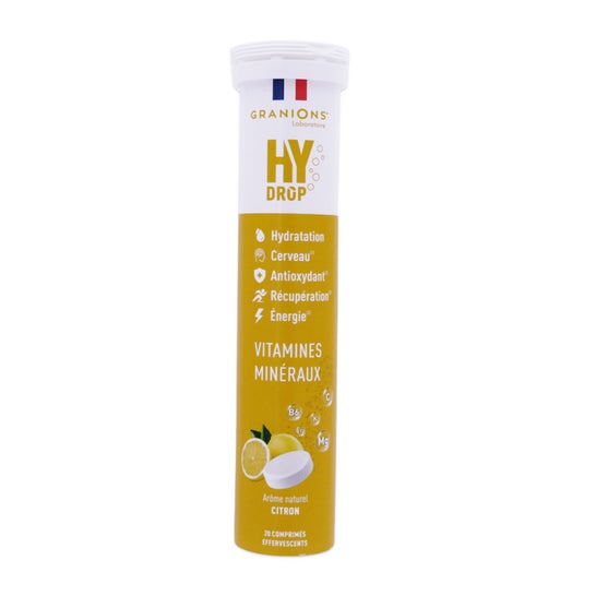Granions Hydrop Vitaminas Minerales Limón 20 comp