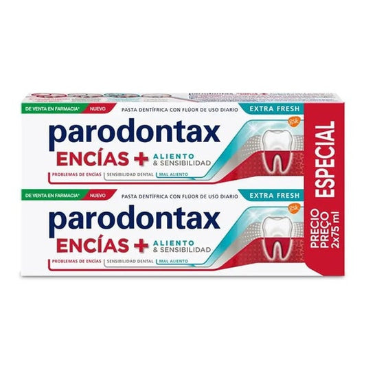 Parodontax Dentífrico Encías + Aliento & Sensibilidad 2x75ml