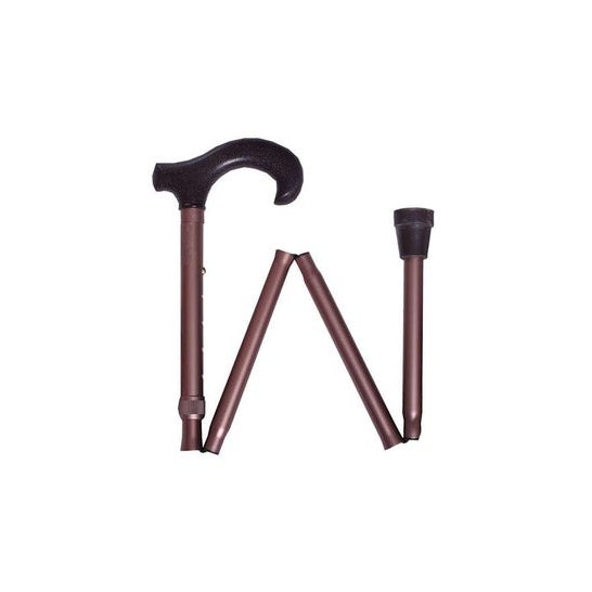 Herdegen Bastón Derby Plegable Regulable Aluminio Bronce 1ud