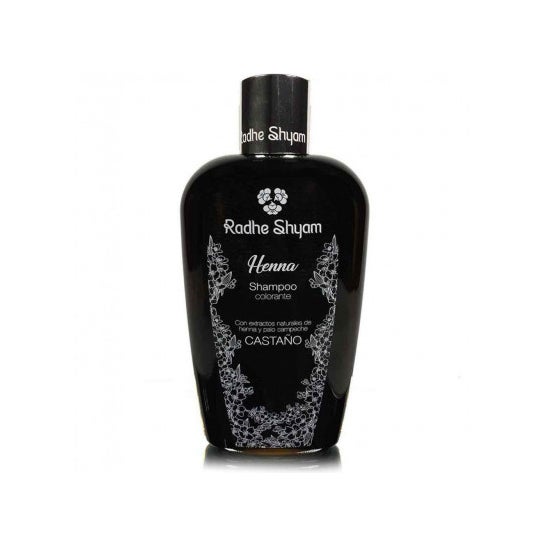 Radhe Shyam Champú Henna Color Castaño 400ml