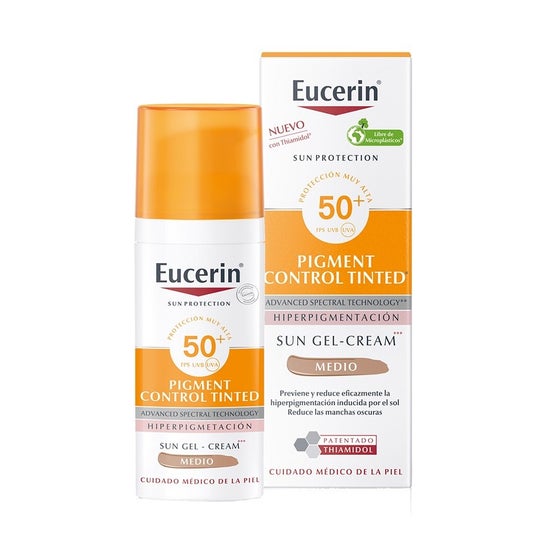 Eucerin Sun Pigment Control Gel-Crema Tono Medio SPF50+ 50ml