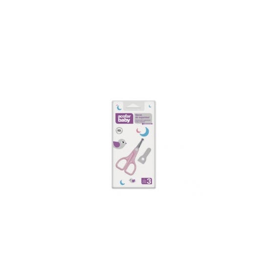 Acofarbaby Tijeras De Seguridad Rosa