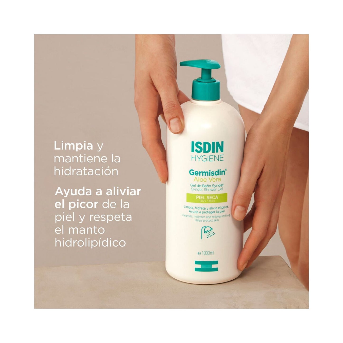Isdin Hygiene Germisdin Aloe Vera Gel de Baño 1L+100ml