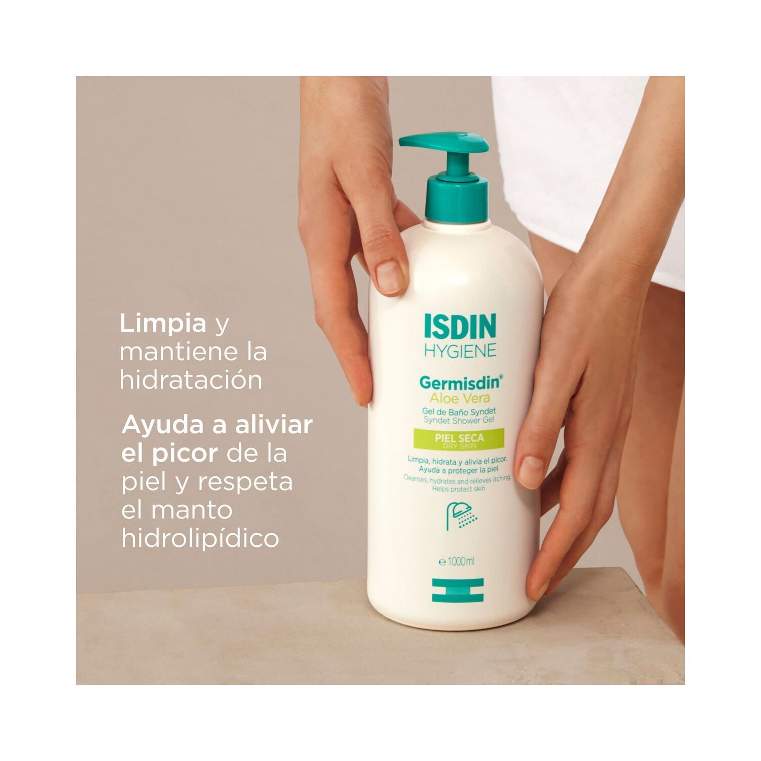 Isdin Hygiene Germisdin Aloe Vera Gel de Baño 1L+100ml