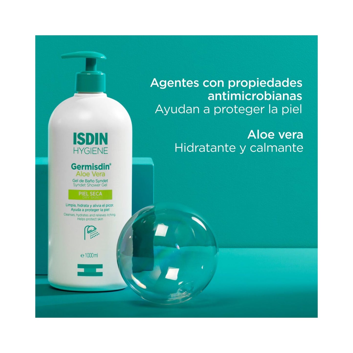 Isdin Hygiene Germisdin Aloe Vera Gel de Baño 1L+100ml