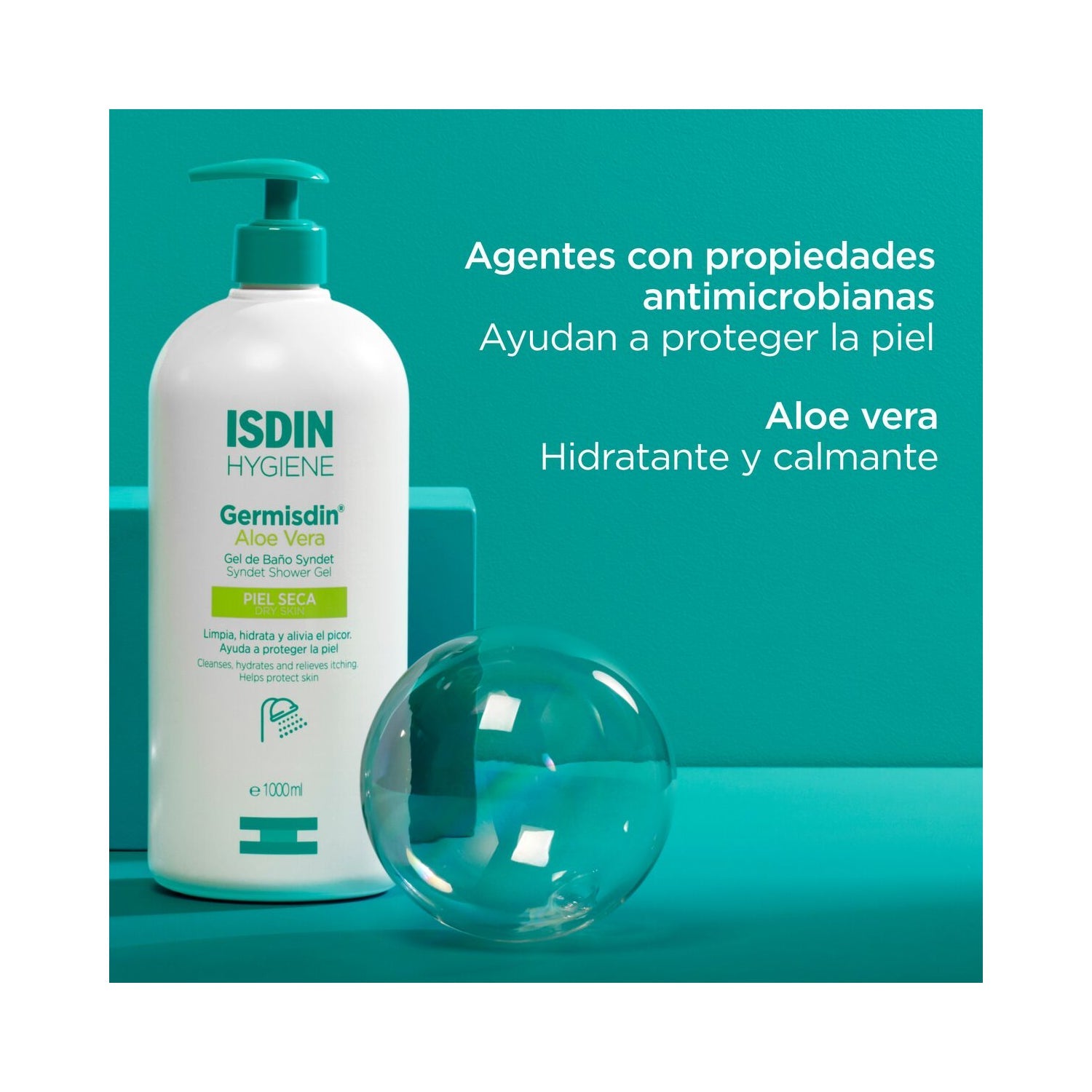 Isdin Hygiene Germisdin Aloe Vera Gel de Baño 1L+100ml