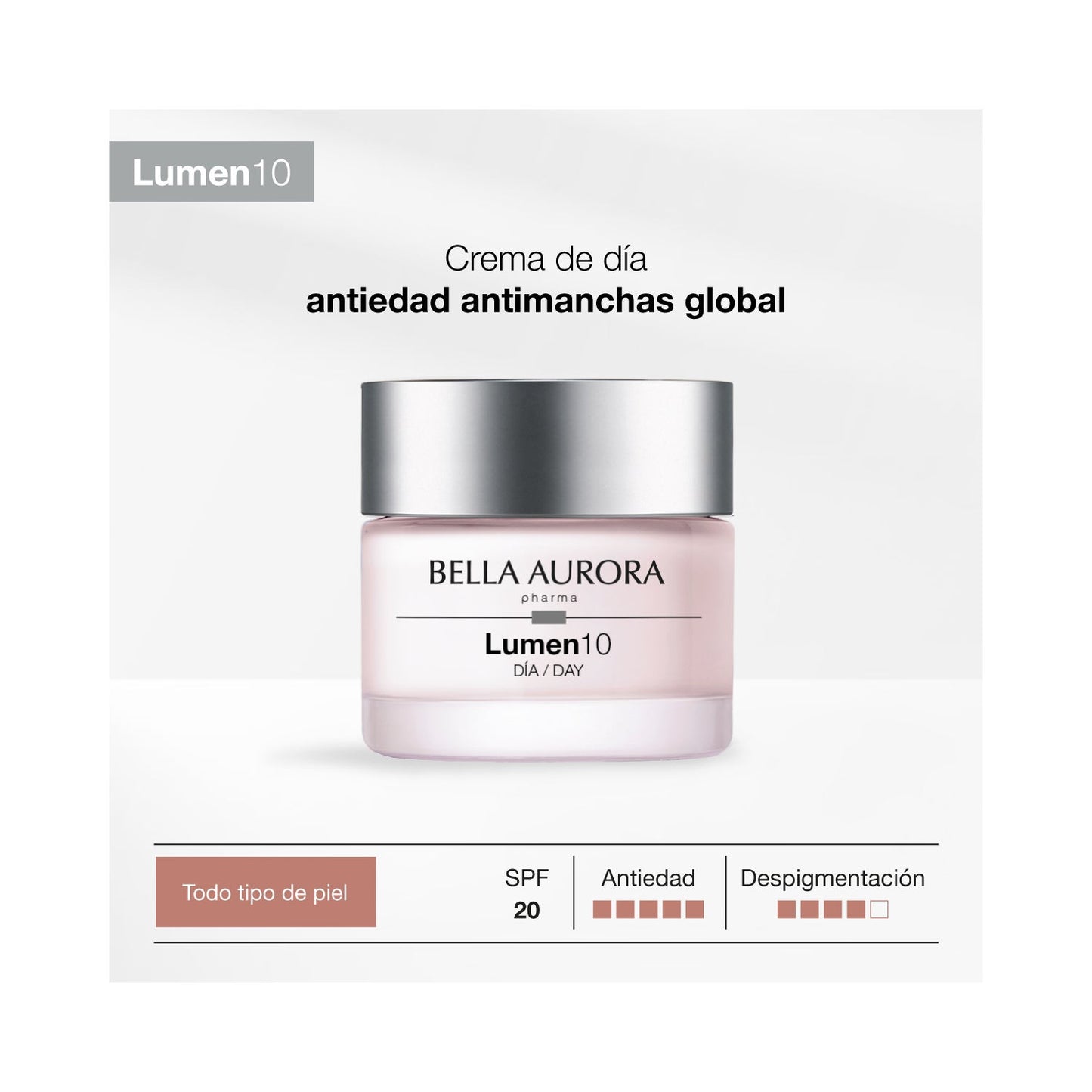Bella Aurora Lumen10 Crema Antiedad y Antimanchas Día 50ml
