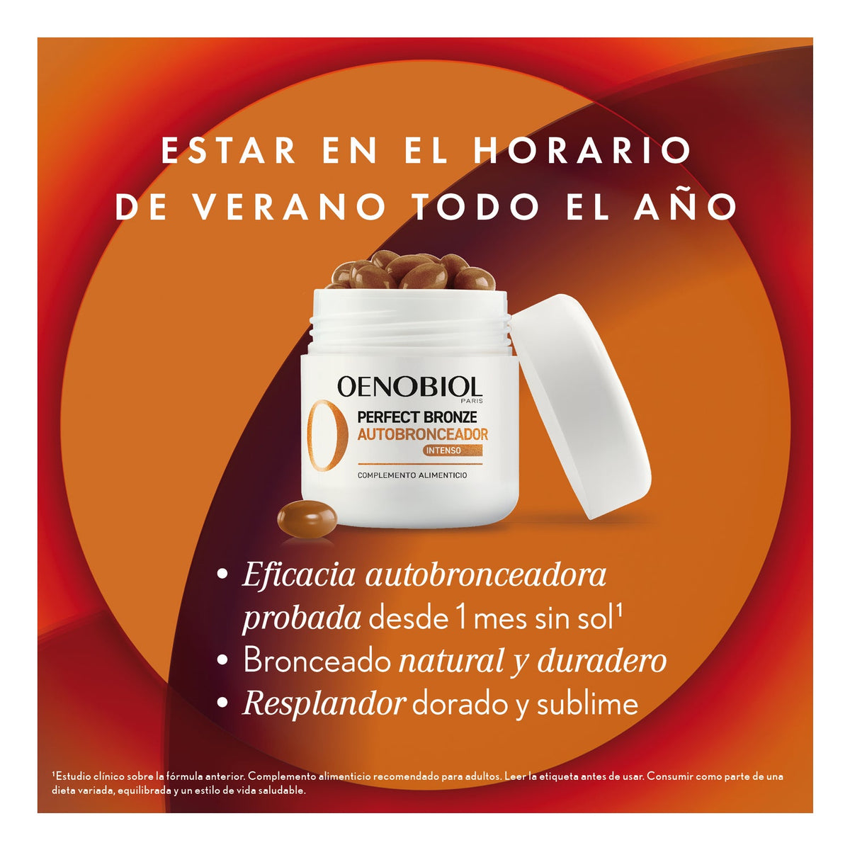 Oenobiol Perfect Bronze Autobronceador Intenso 30caps