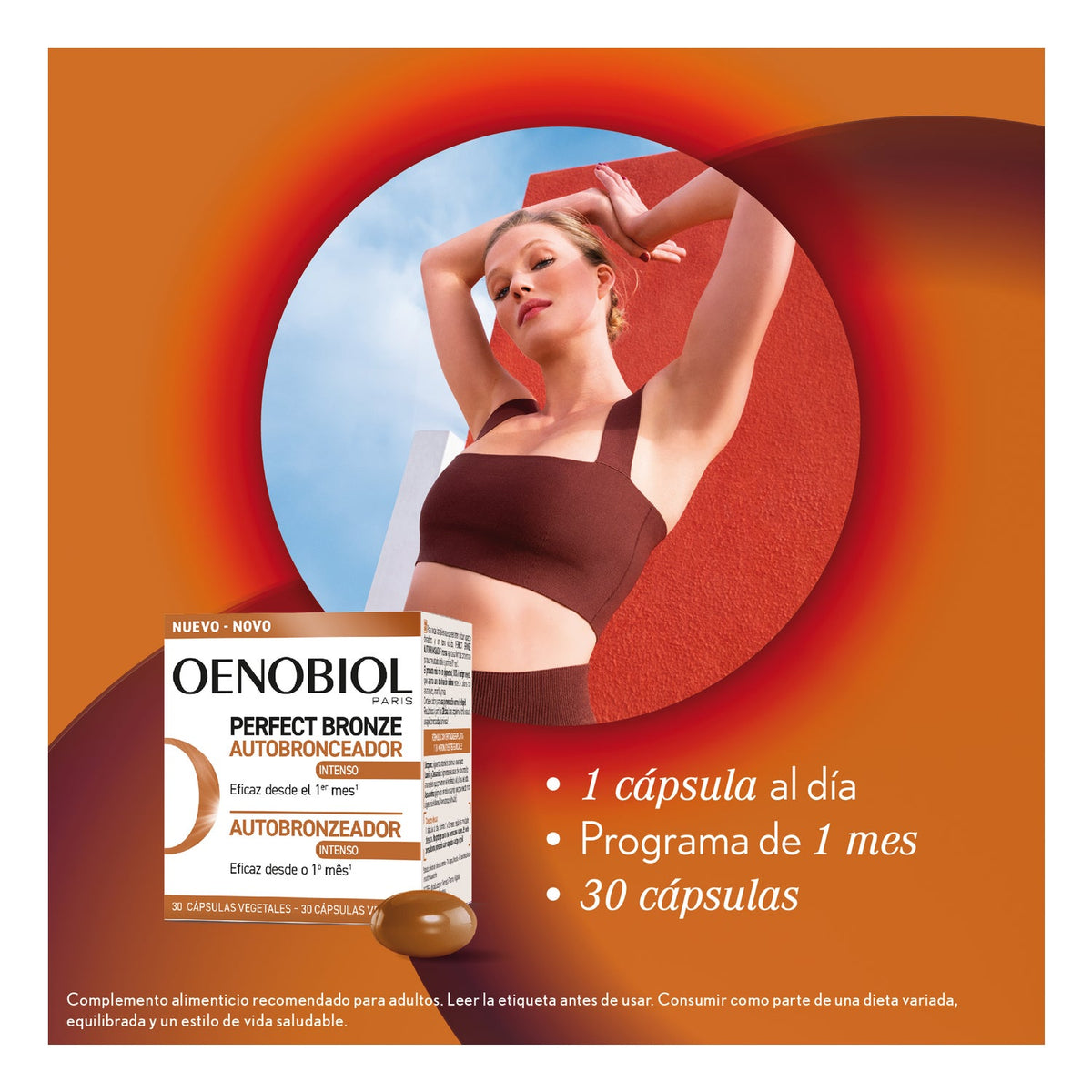 Oenobiol Perfect Bronze Autobronceador Intenso 30caps