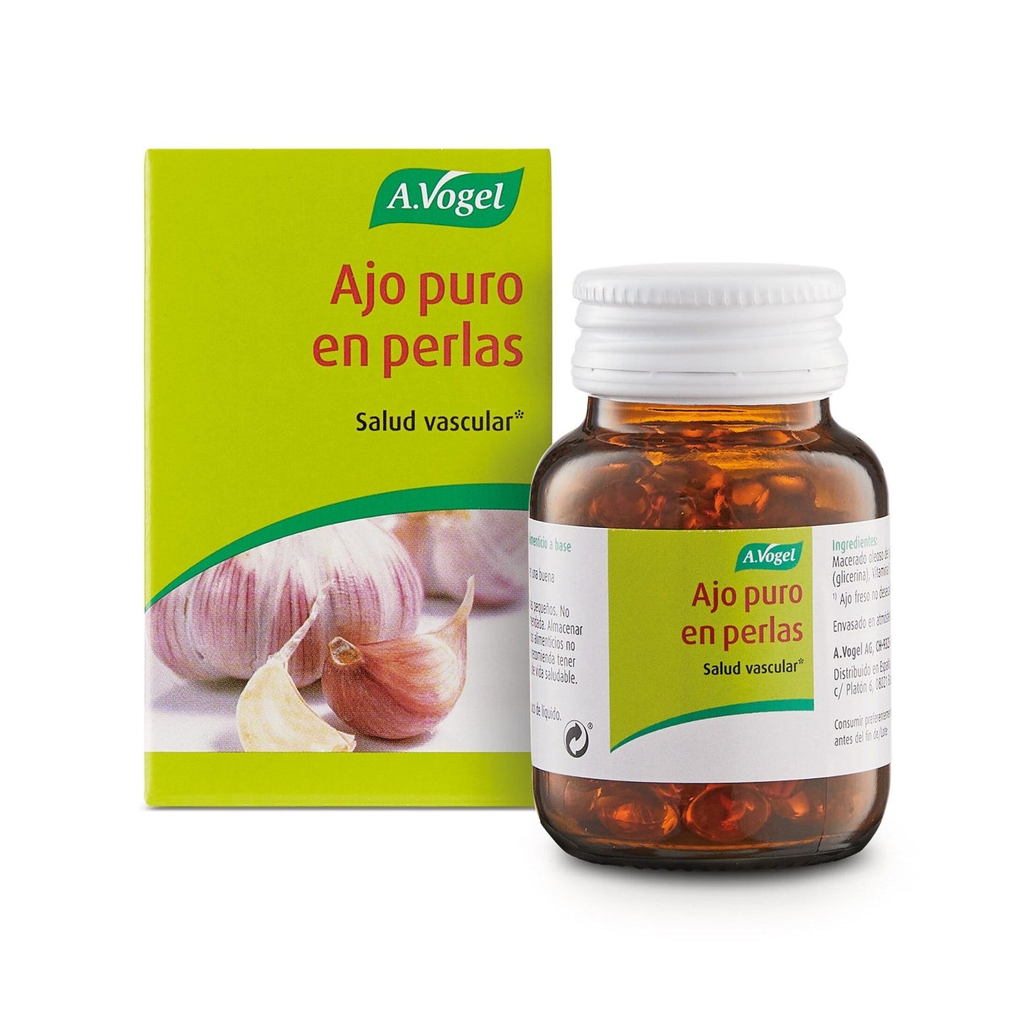 A. Vogel Ajo Puro en Perlas 120uds