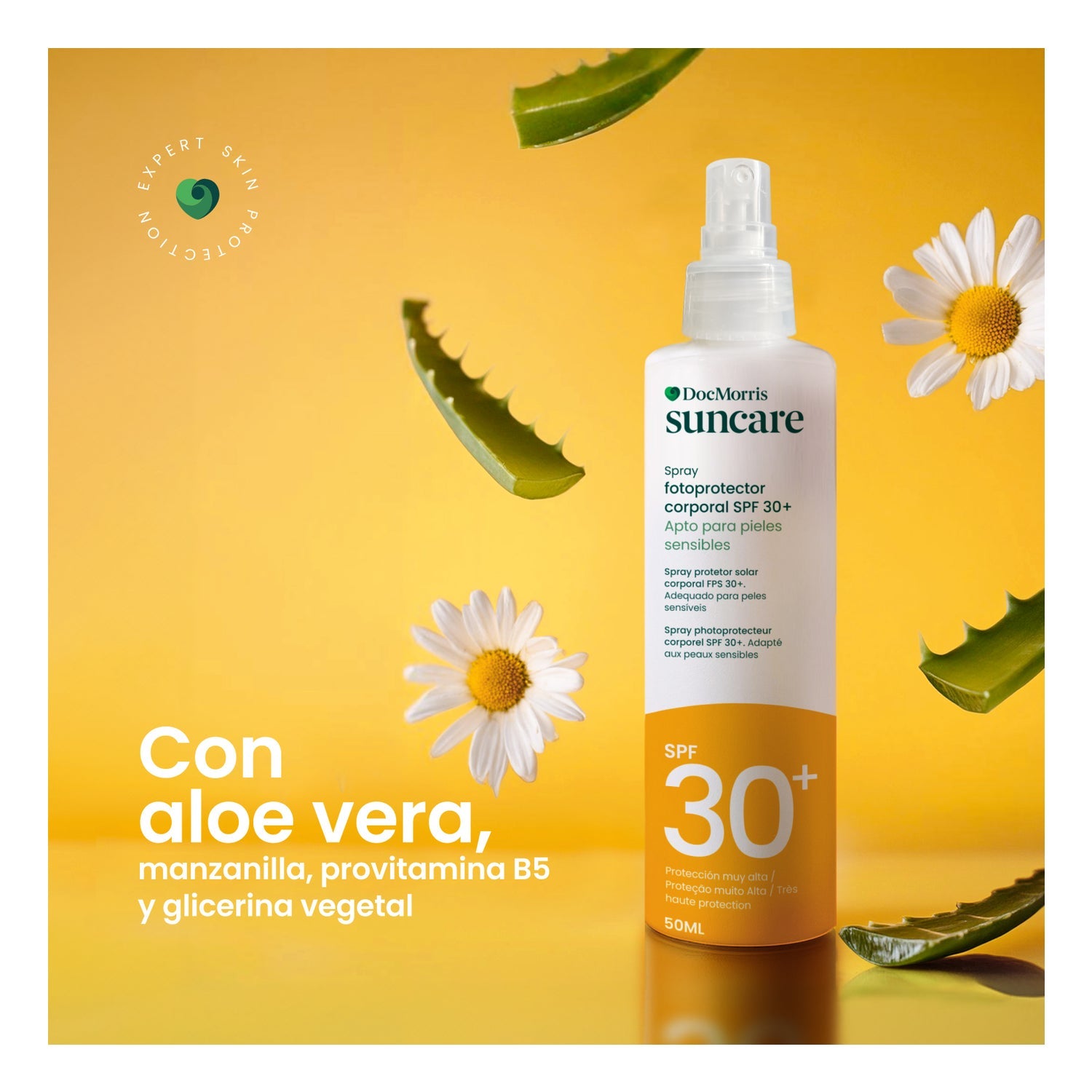 DocMorris Suncare Fotoprotector Spray Corporal SPF30 200ml