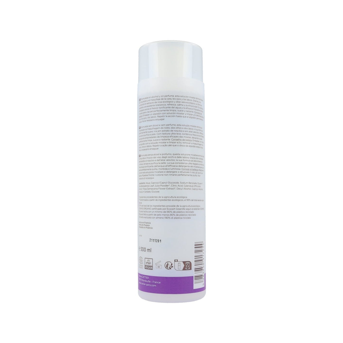 Cattier Micellar Solution 3 em 1 300ml