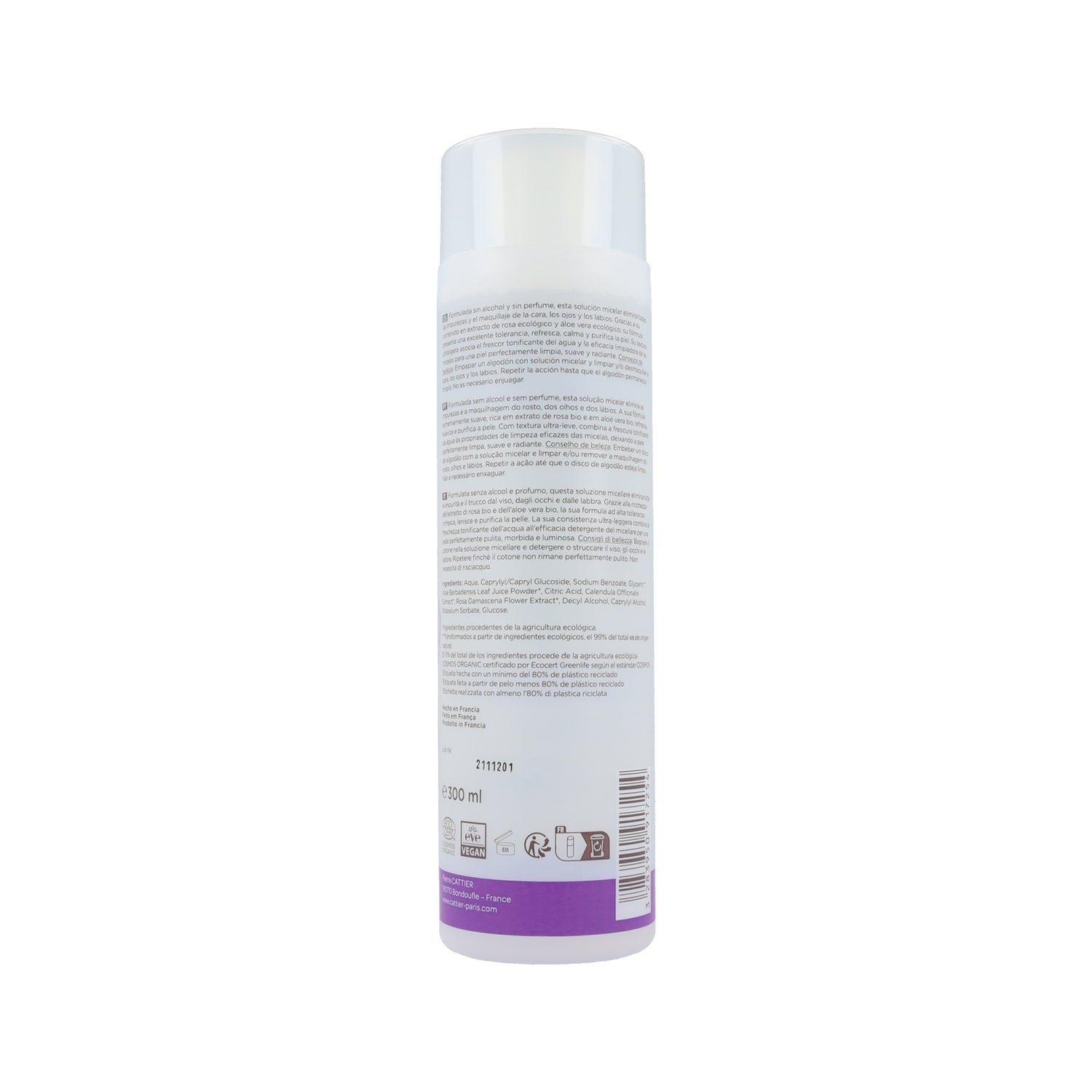 Cattier Micellar Solution 3 em 1 300ml