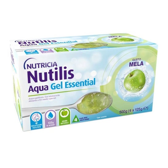 Nutilis Aqua Essential Gel Manzana 4x125 g