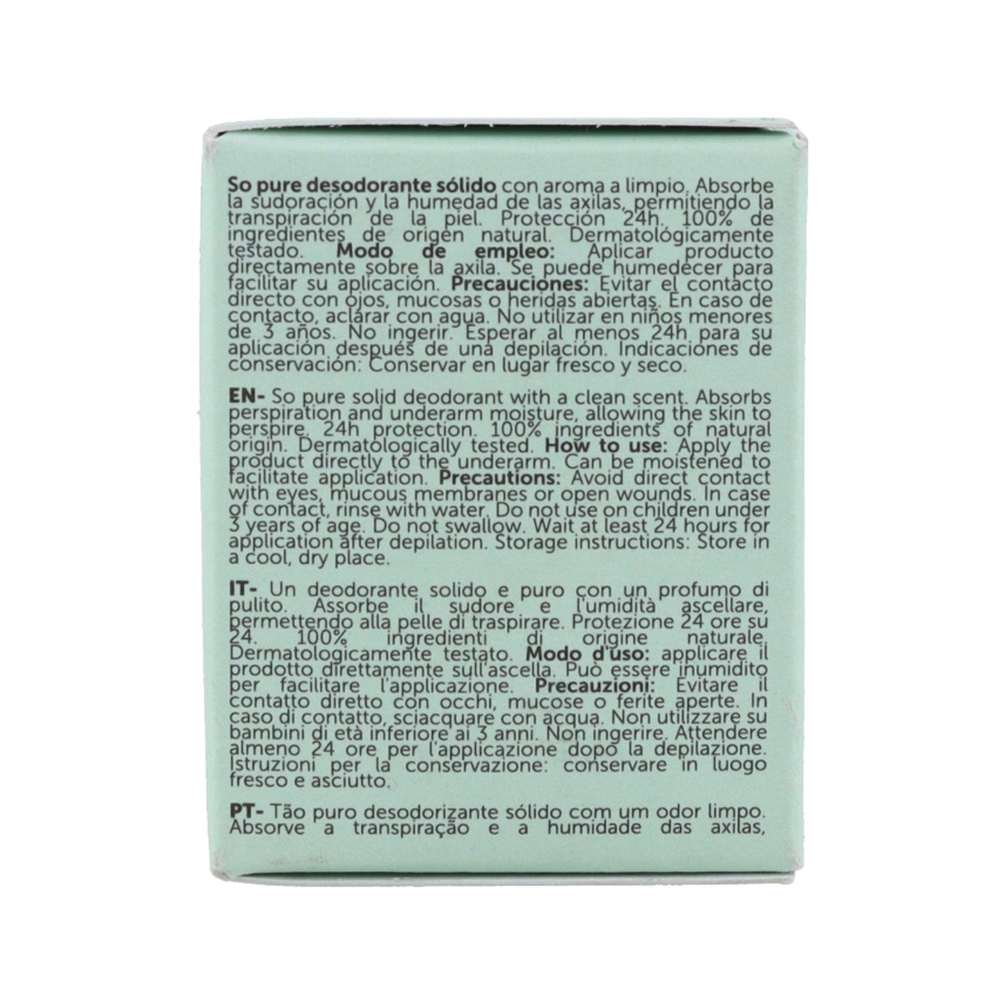 Banbu So Pure Desodorante Sólido Natural 50g