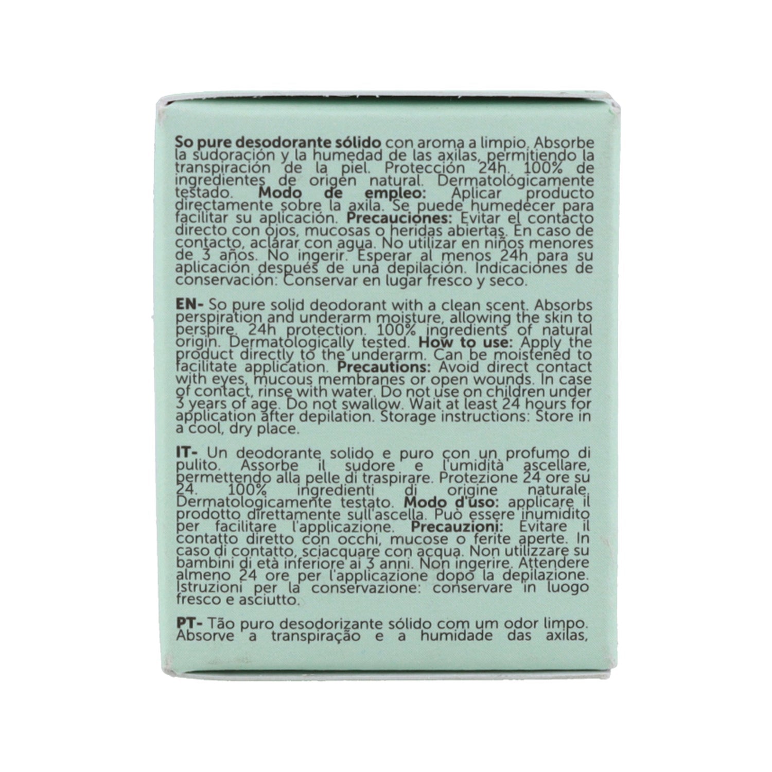 Banbu So Pure Desodorante Sólido Natural 50g