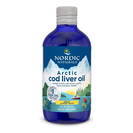 Nordic Naturals Arctic Cod Liver Oil Lemon 237 ml