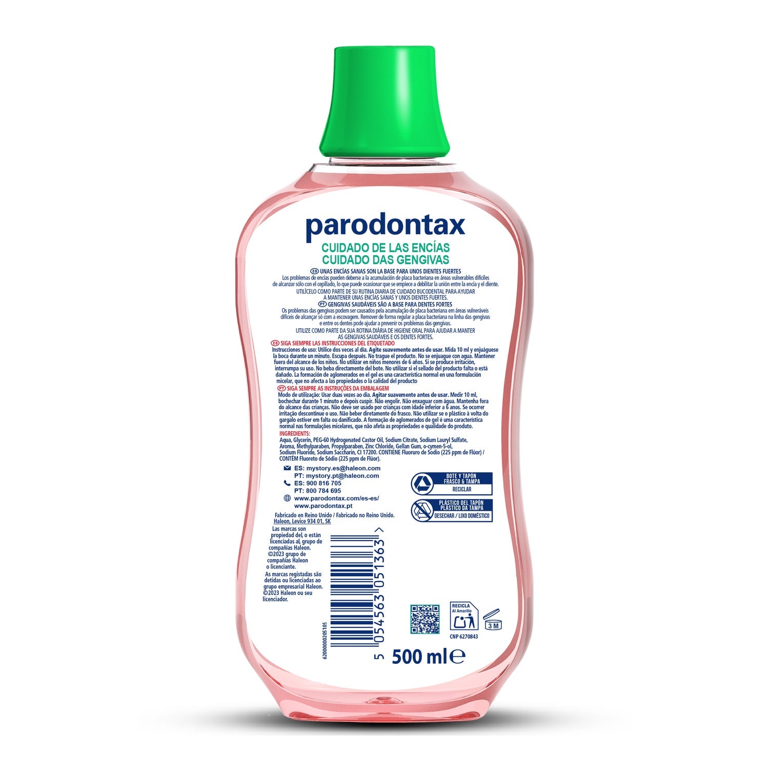 Parodontax Herbal Colutorio 500ml
