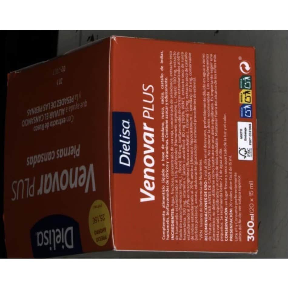 Dietisa Venovar Plus 20 + 7 Gratis