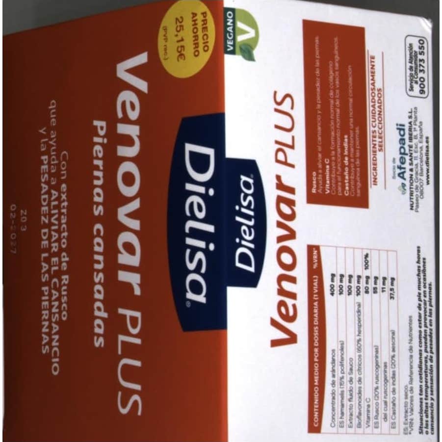 Dietisa Venovar Plus 20 + 7 Gratis