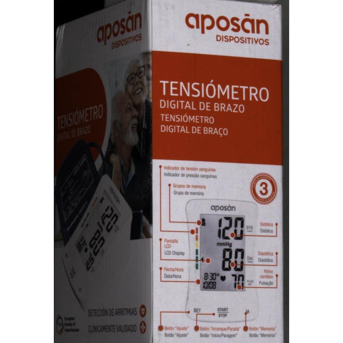 Aposán tensiómetro digital de brazo 1ud