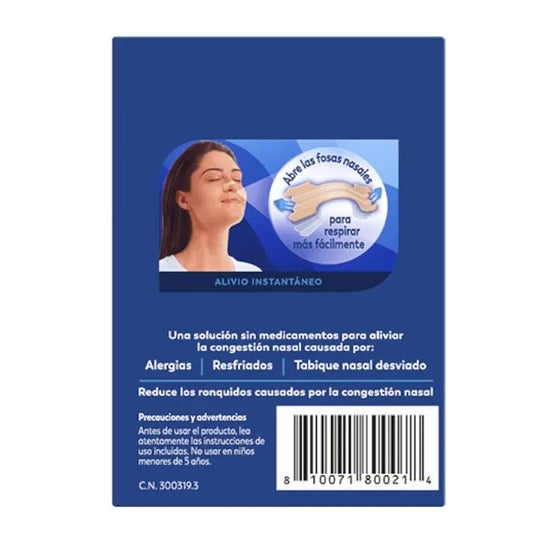 Breathe Right® Tiras Nasales Grandes 30uds