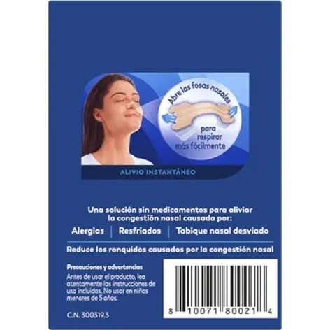 Breathe Right® Tiras Nasales Grandes 30uds