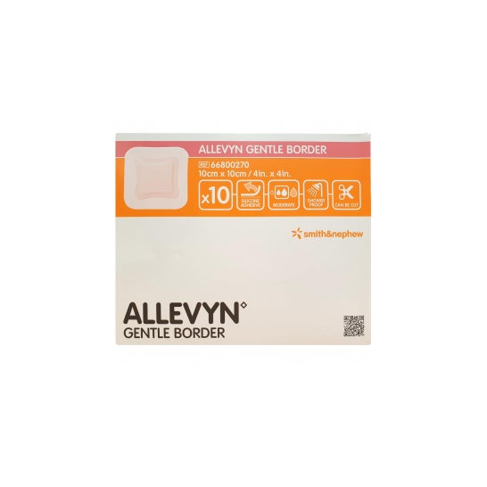 Allevyn Gentle Border 10x10cm 10uds