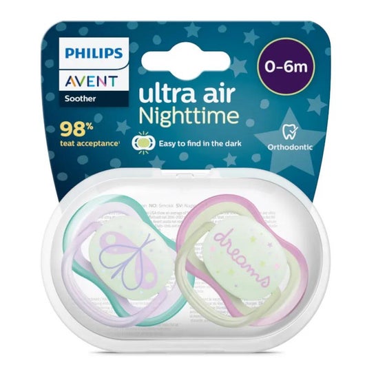 Philips Avent Ultra Air Night Time 0-6M 2uds