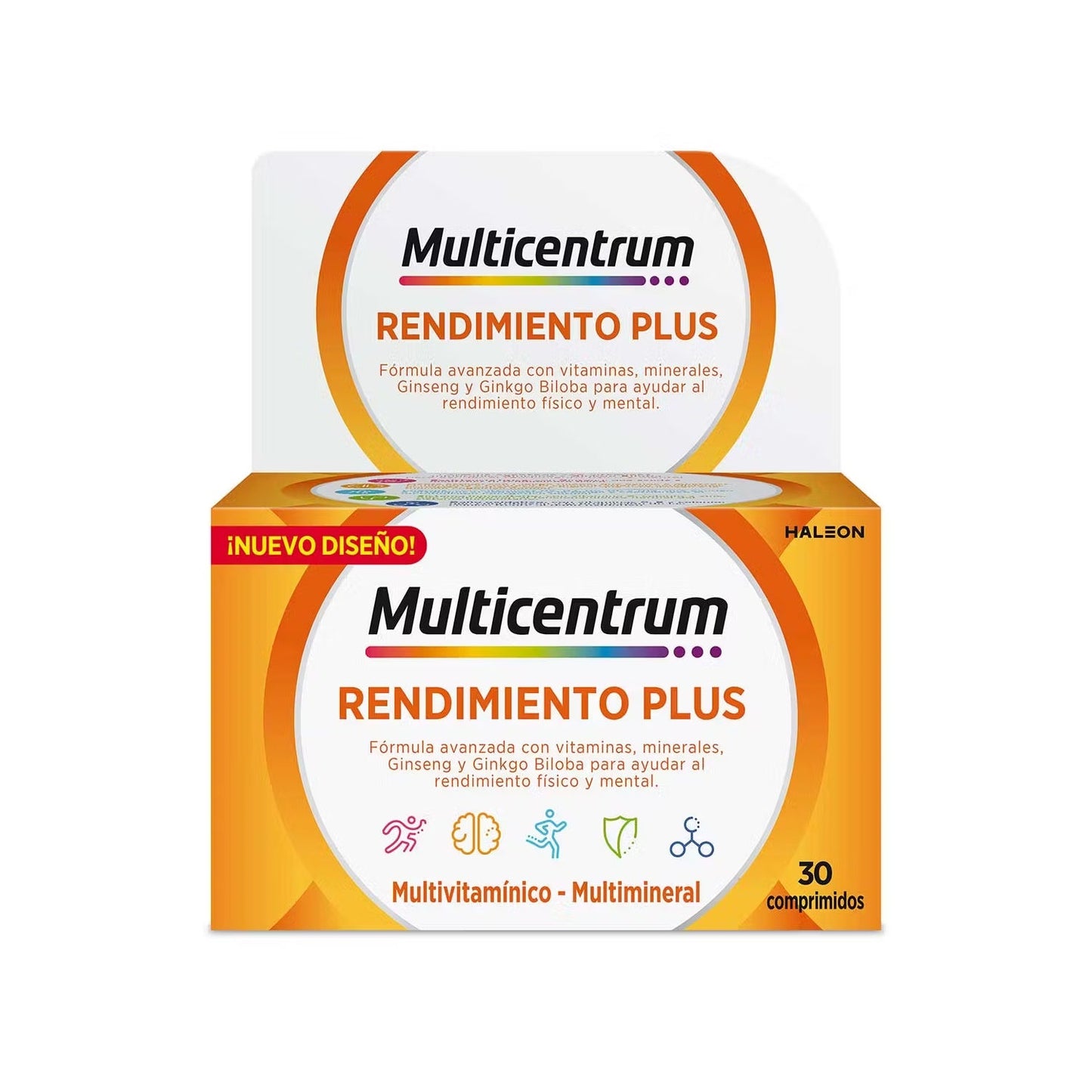 Multicentrum Rendimiento Plus Ginseng y Ginkgo 30comp