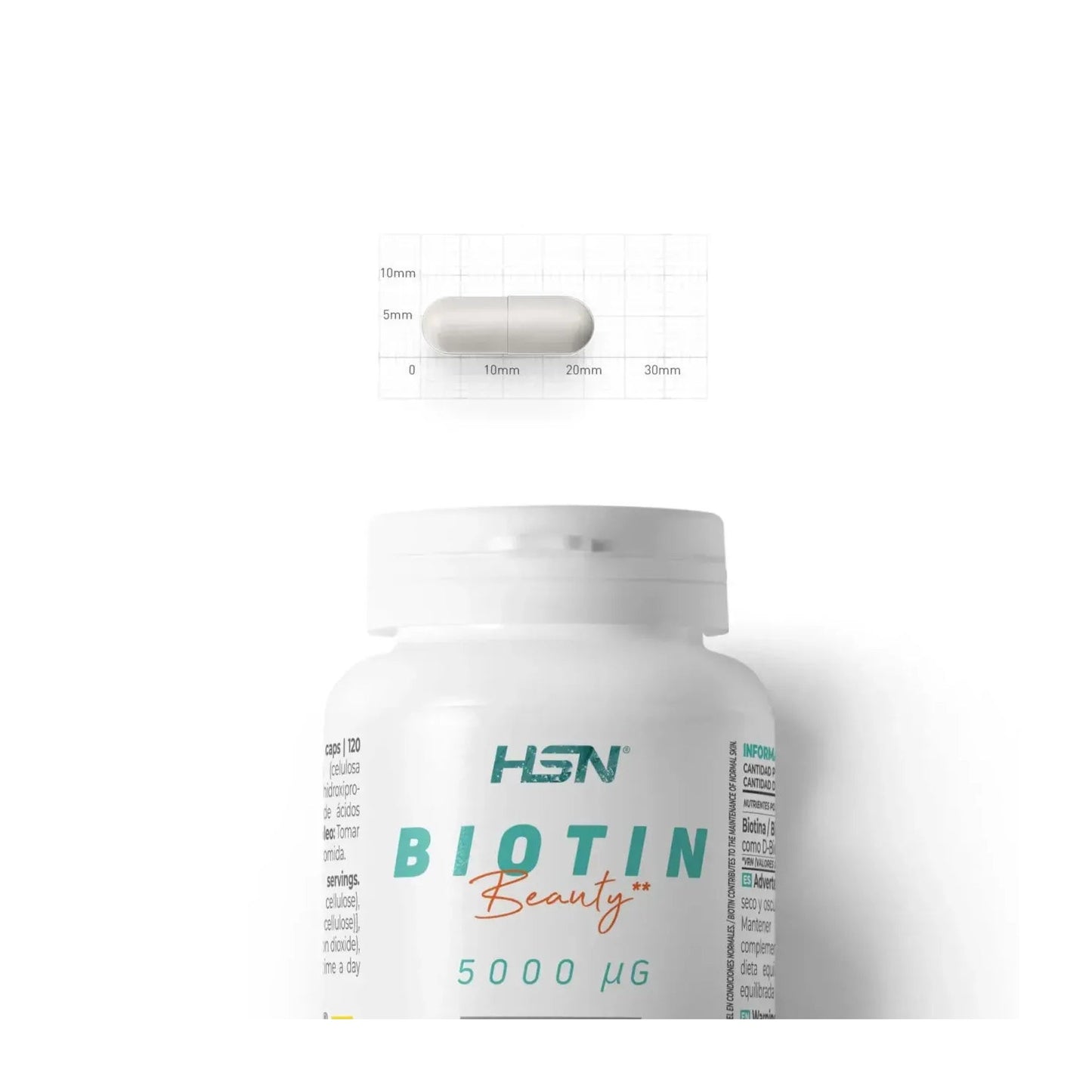 HSN Biotina 5000mcg 120vcaps