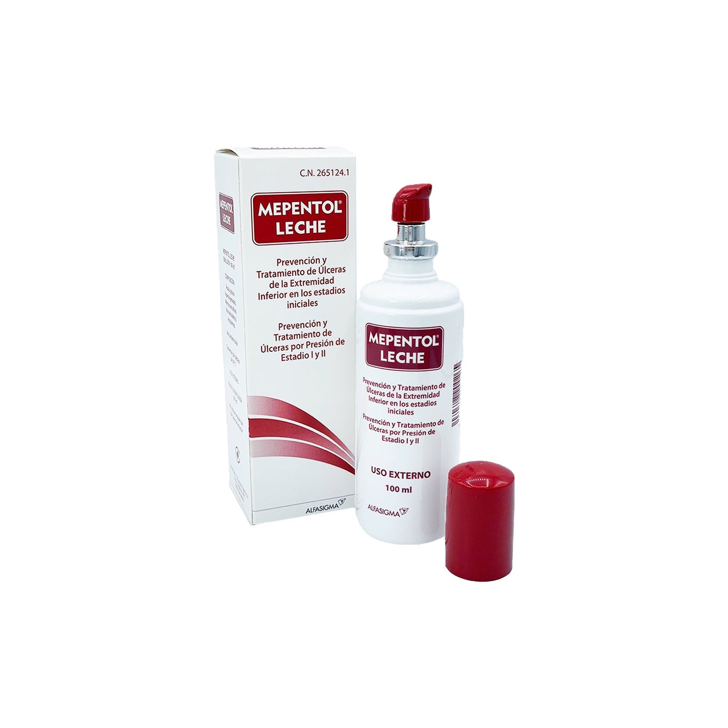 Mepentol Leche Emulsión para Úlceras 100ml