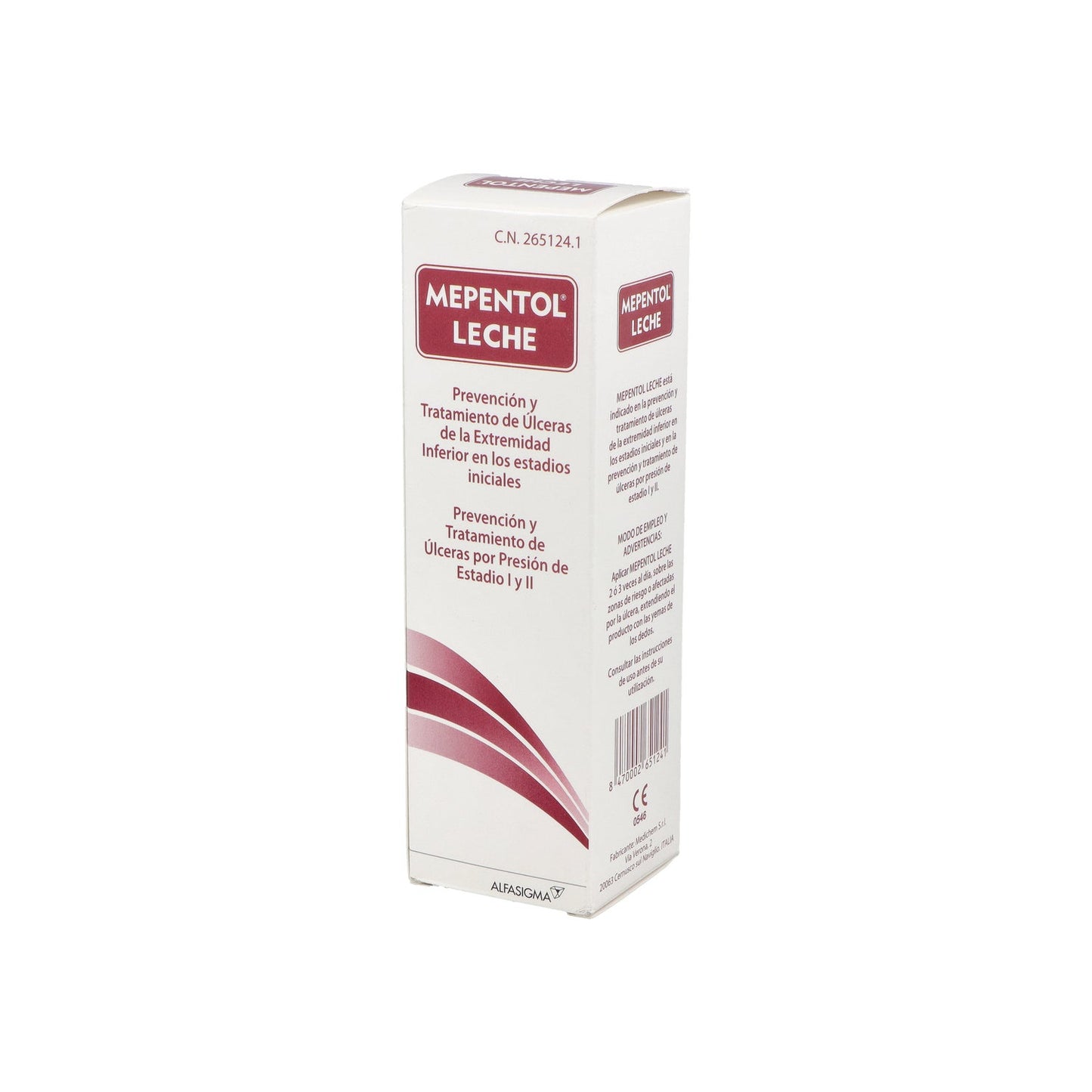 Mepentol Leche Emulsión para Úlceras 100ml