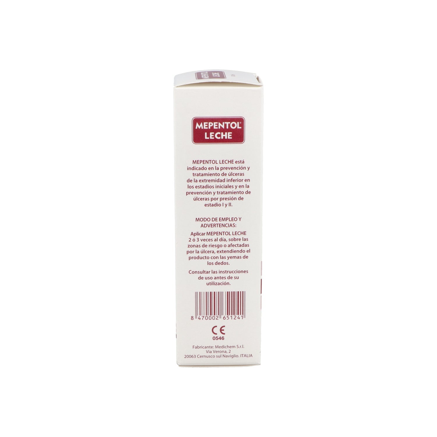 Mepentol Leche Emulsión para Úlceras 100ml