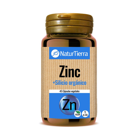 Naturtierra Zinc + Silicio Bio 45caps
