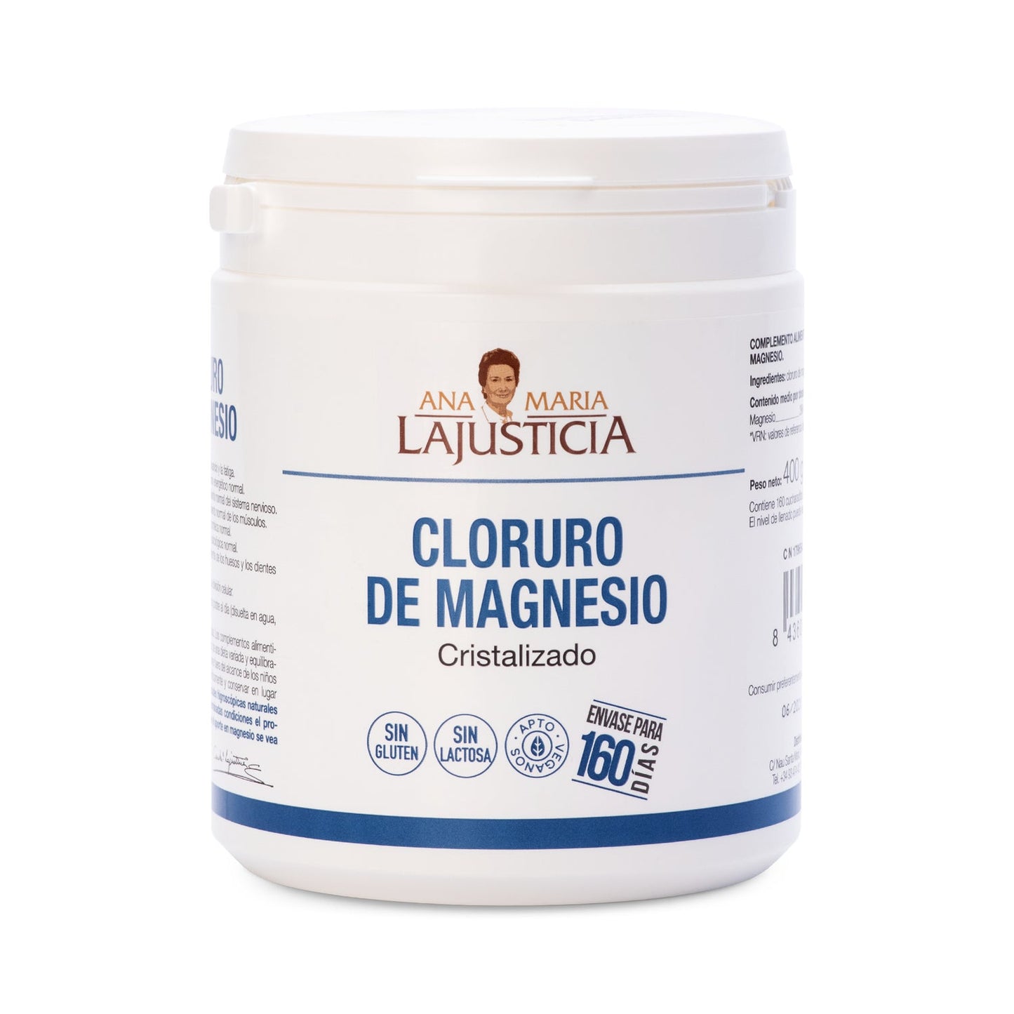 Ana Maria Lajusticia Cloruro de Magnesio Cristalizado 400g
